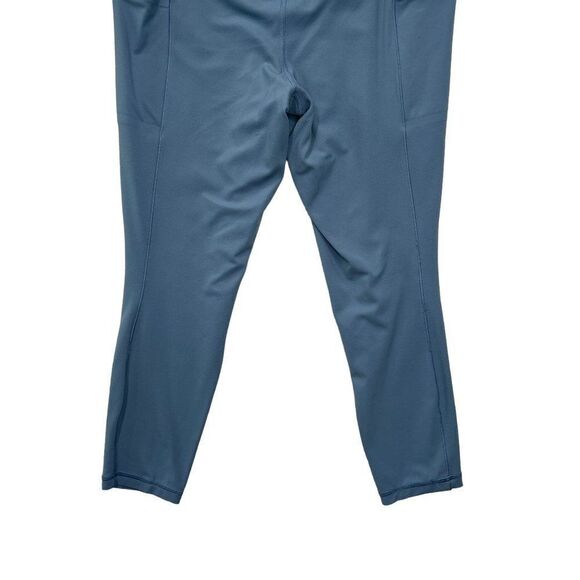 Athleta Leggings Women's Size Large Light Blue Pocket Yoga Active Comfort Tights - Picture 7 of 7